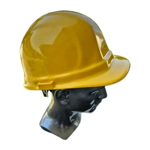 Hardhat OSHA Certified Omega ll Yellow Made In USA ERB Safety Products  - Picture 1 of 7