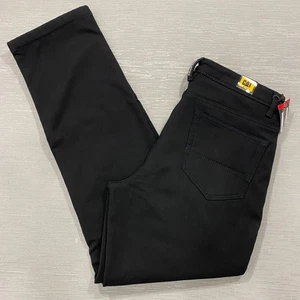 CAT Caterpillar Work Pants Mens 34 x 34 Black Canvas Fleece Lined Insulated - Bild 1 von 12