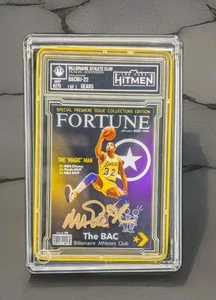 LA Lakers Magic Johnson Autographed 🔥 Billionaire Athlete Club -The Case Hitmen - Picture 1 of 2