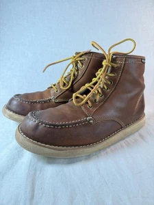 EASTLAND LUMBER UP MOC TOE ARBEITSMANNSTIEFEL BRAUN LEDER HERREN GRÖSSE 8,5 D WW - Bild 1 von 15