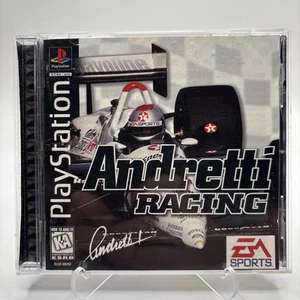 Andretti Racing PlayStation 1 PS1 completo CIB - Foto 1 di 4