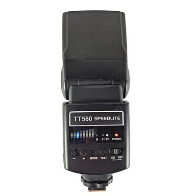 Neewer TT560 Speedlite Flash Universal Hot Shoe Mount for DSLR Cameras - Image 1 of 4