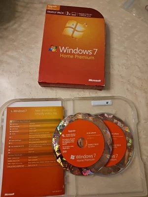 Microsoft  Windows 7 Home Premium Family Pack 32/64-Bit Upgrade  - Image 1 of 4