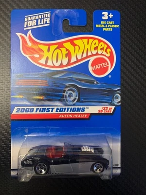 Vintage Hot Wheels 2000 First Editions Black and Gray Austin Healey #32 of 36 - Image 1 of 4