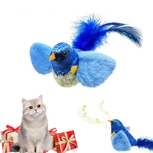 Giocattolo Interattivo per Gatti, Cinguettio Giocattolo per Gatti, Flappy Chase Bird Cat Toy - Foto 1 di 26