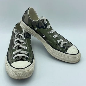 CARHARTT WIP Converse Chuck Taylor 70 Low Sneakers Camo Womens 8.5 Streetwear - Picture 1 of 9