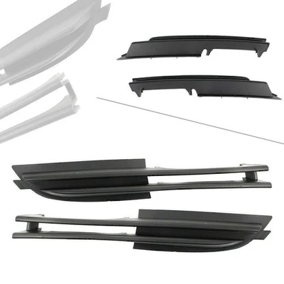 Bumper Grille For BMW 2001-2006 325i 1999-2000 323i Sedan Set of 2 LH & RH Black Foto 1 de 4