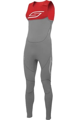 Slippery Breaker Mens Wetsuit Charcoal/Red - Image 1 of 2
