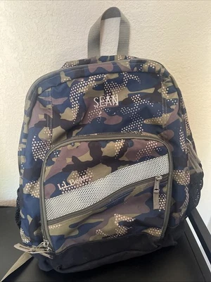 Mochila L.L.Bean Deluxe Camuflada Tira Reflectante Gran Capacidad (Sean Bordado) Foto 1 de 4