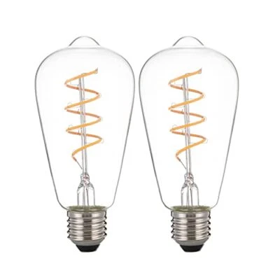 12V LED Edison Bulbs E26 Medium Base 40W Equivalent, Low Voltage 4W Vintage S... - Image 1 of 4