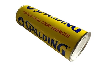 3 SPALDING TENNIS BALLS Vintage 1985 Championship Grade Collectors Metal Can - Picture 1 of 4