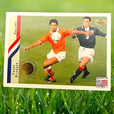 FRANK RIJKAARD HOLLAND UPPER DECK USA 94 WORLD CUP HEROES ALL STAR CARD Mint