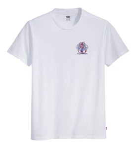 Levi's Men's Levi Strauss & Co San Francisco California White Cotton Tee Shirt M - Picture 1 of 2