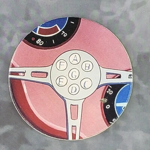 POG Milkcap Vintage 90's Retro - Speed Racer Mach 5 Steering Wheel - Bild 1 von 1