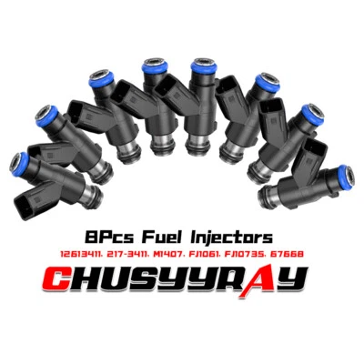 X8 Inyectores de combustible nuevos para Chevrolet Suburban 1500 2010 2011 2012-2014 5,3 L V8 Foto 1 de 4