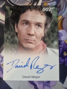 James Bond 50th Anniversary Series  Autograph David Meyer