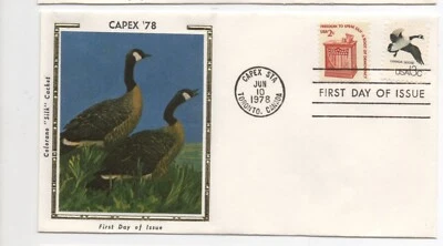 United States FDC first day cover Colorano cachet 1757c Canada Goose - Image 1 of 2