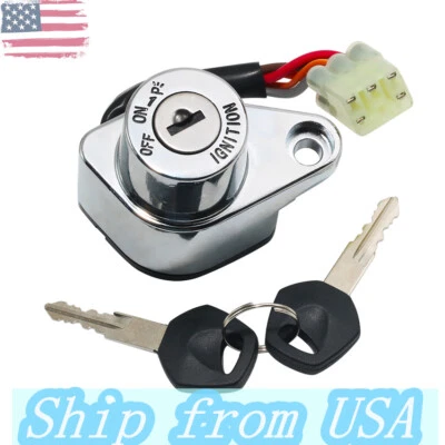 Ignition Key Switch for Suzuki VL1500 98-04 VL125 VL250 Intruder LC 2000-2007 - Image 1 of 4