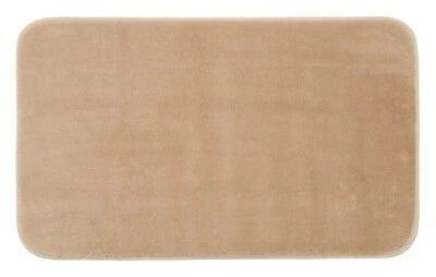 Gözze Badematte Badvorleger Badteppich Badläufer Polyester sand 60 x 100 cm - Bild 1 von 4