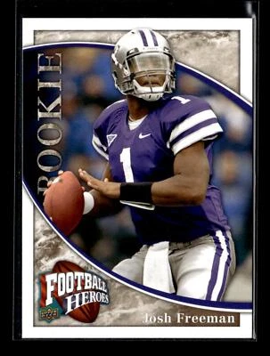 2009 Upper Deck Heroes #153 Josh Freeman RC Kansas State Wildcats - Image 1 of 2