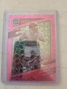 2021 DONRUSS OPTIC PINK VELOCITY J T REALMUTO 161 97/249 PHILADELPHIA - Bild 1 von 2