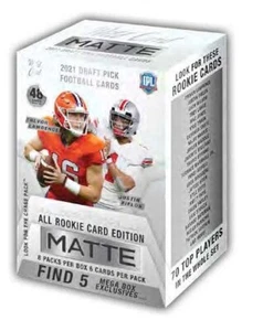 2021 Wild Card MATTE Football White Mega Box FACTORY SEALED - Picture 1 of 3