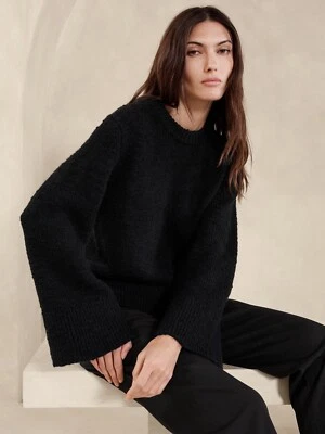 BANANAREPUBLIC австралийский шерсти свитер XL X-большой | черный #817562 новый - Изображение 1 из 3