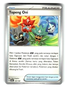Pokemon Festival Terastal EX Prismatic Evolutions Oni Mask 137/187 - Picture 1 of 4