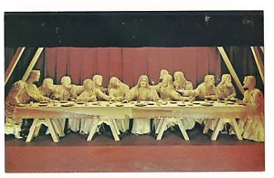 Christian Art THE LAST SUPPER Museum of WOOD CARVING Spooner Wisconsin Postcard - Picture 1 of 1