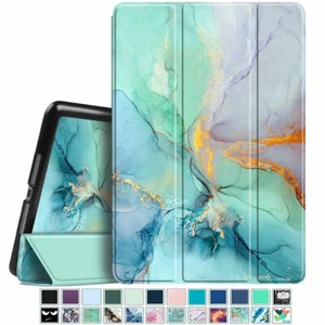 For iPad 6th Gen 9.7" 2018 / 5th Gen 2017 Folio Case Cover Stand Auto Wake/Sleep - Picture 1 of 35