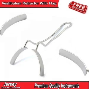 Vestíbulo dental retractor de labios y mejillas con colgajo abridor bucal herramienta de cirugía oral - Imagen 1 de 4