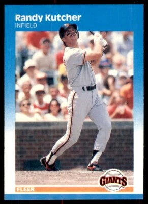 1987 Fleer Randy Kutcher Rookie San Francisco Giants #276 - Image 1 of 2