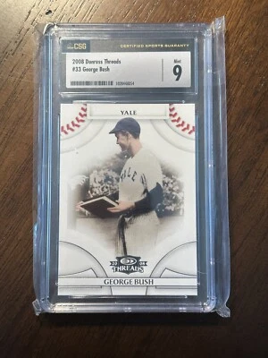 2008 Donruss Threads President George H.W. Bush #33 CSG 9 - Image 1 of 2