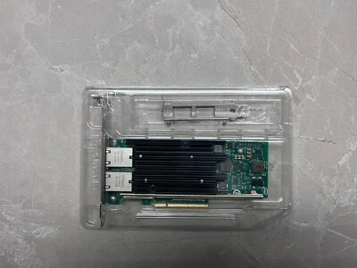Intel X540-T2 10Gb 10GBaseT RJ-45 PCIe 3.0 x8 NIC Full/Low Profile 49Y7972 - Image 1 of 2