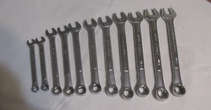 11Pc Craftsman Combo Wrench Metric Set Chrome Molybdenum BF Japan 7mm - 18mm - Picture 1 of 4