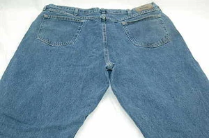 Wrangler Premium Men's 42 x 32 Relaxed Denim Jeans #R305 - Picture 1 of 4