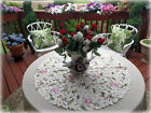 Topper na stół koronka róża królewska x-duży kwiat kwiatowy 33" okrągły  