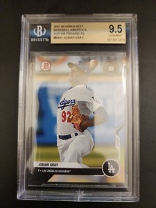2021 Bowman Next Topps Baseball America's 100 Prospects Josiah Gray#BA61 BGS 9.5