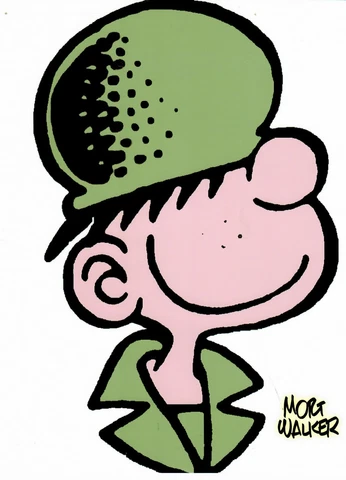 "Beetle Bailey" Mort Walker Hand Signed 8X10 Color Photo Todd Mueller COA Cover