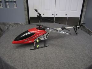 DHMODEL GYRO 31 " LARGE R/C HELICOPTER ( parts or repair ) NO BATT OR CHARGER