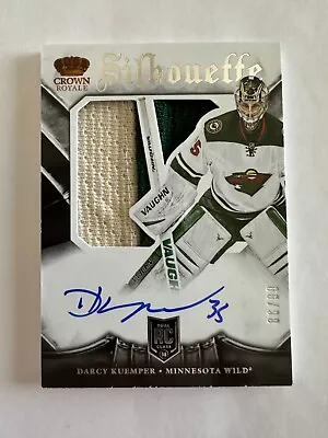 2013-14 Panini Crown Royale Silhouette Auto /99 Darcy Kuemper Card #106 MINT - Image 1 of 2