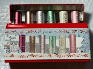 2 X Fresh Sugar Lip Bestsellers Tin, Limited Edition 6 Lip Nourishing Treatment - Picture 1 of 3