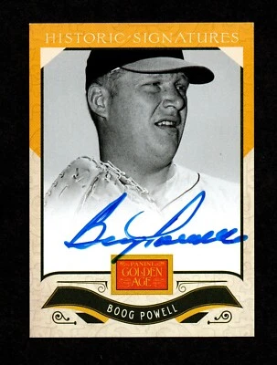 2012 Golden Age Historic Authentic Signatures BOOG POWELL Baltimore Orioles  - Image 1 of 2