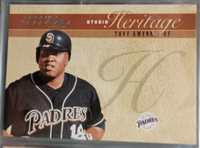 2005 Donruss Studio Heritage Tony Gwynn /1000 - Image 1 of 2
