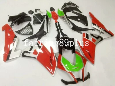 Red Silver Green ABS Injection Fairing Kit Fit for 2010-2015 Aprilia RSV4 1000 - Imagem 1 de 4
