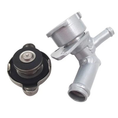 Para Mazda 5 2006-2010 2007 08 2009 Sport 2,3 L Aluminio Relleno Cuello con Tapa Plateado Foto 1 de 4