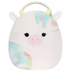Squishmallows Easter Basket Candess The Cow Pastel 12" KellyToy NEW - Picture 1 of 12
