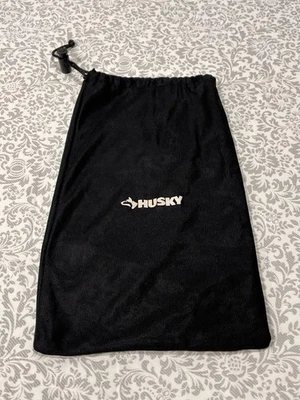 Husky Tool Bag Drawstring Storage Pouch Black Nylon 13x9 Hand Tool Organizer - Image 1 of 4