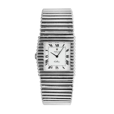 Reloj Rolex Cellini 29MM 4015 KING MIDAS de colección para zurdos de oro blanco de 18 quilates Foto 1 de 4