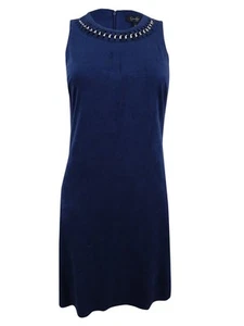 Jessica Simpson Women's Chain Necklace A-Line Dress - Picture 1 of 2